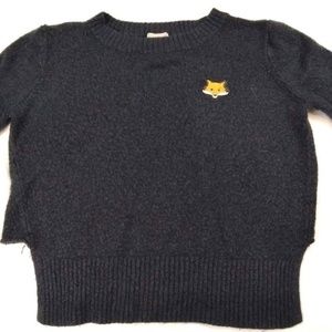 wet seal sweatshirt medium grey fox